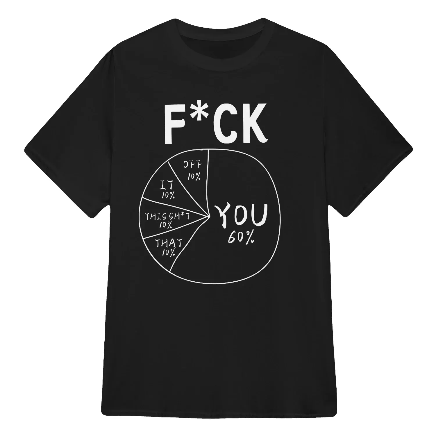 F*ck You Meme Funny T-Shirt - Black / XS