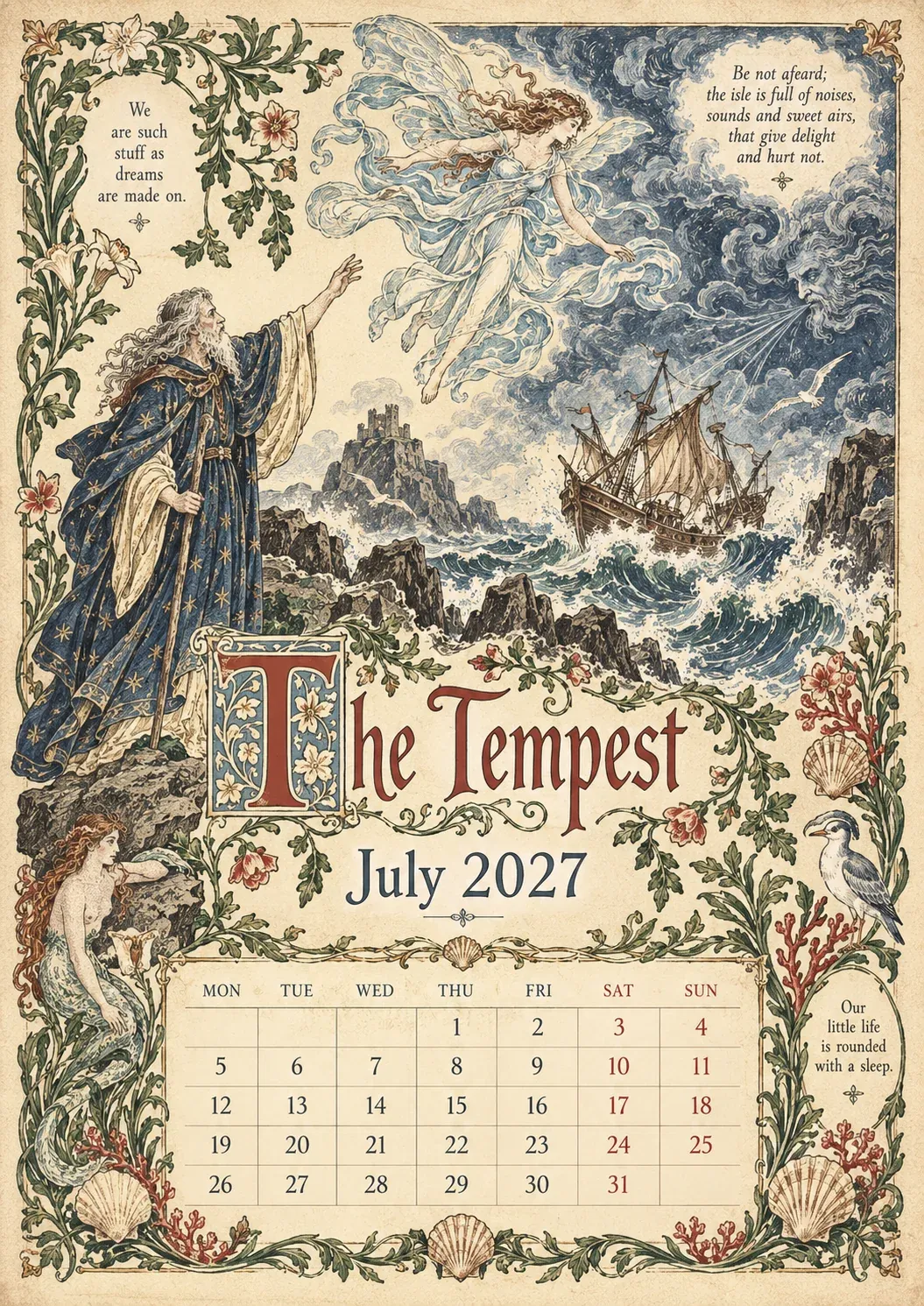 July — The Tempest