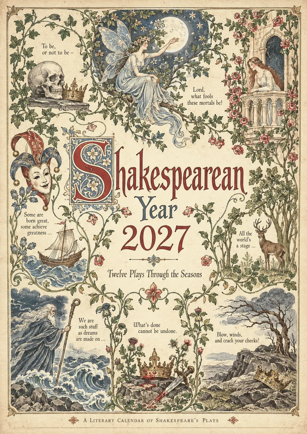 A Shakespearean Year 2027 – 12 Plays Through the Seasons